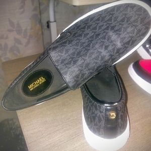 Michael Kors Black Slip-ons